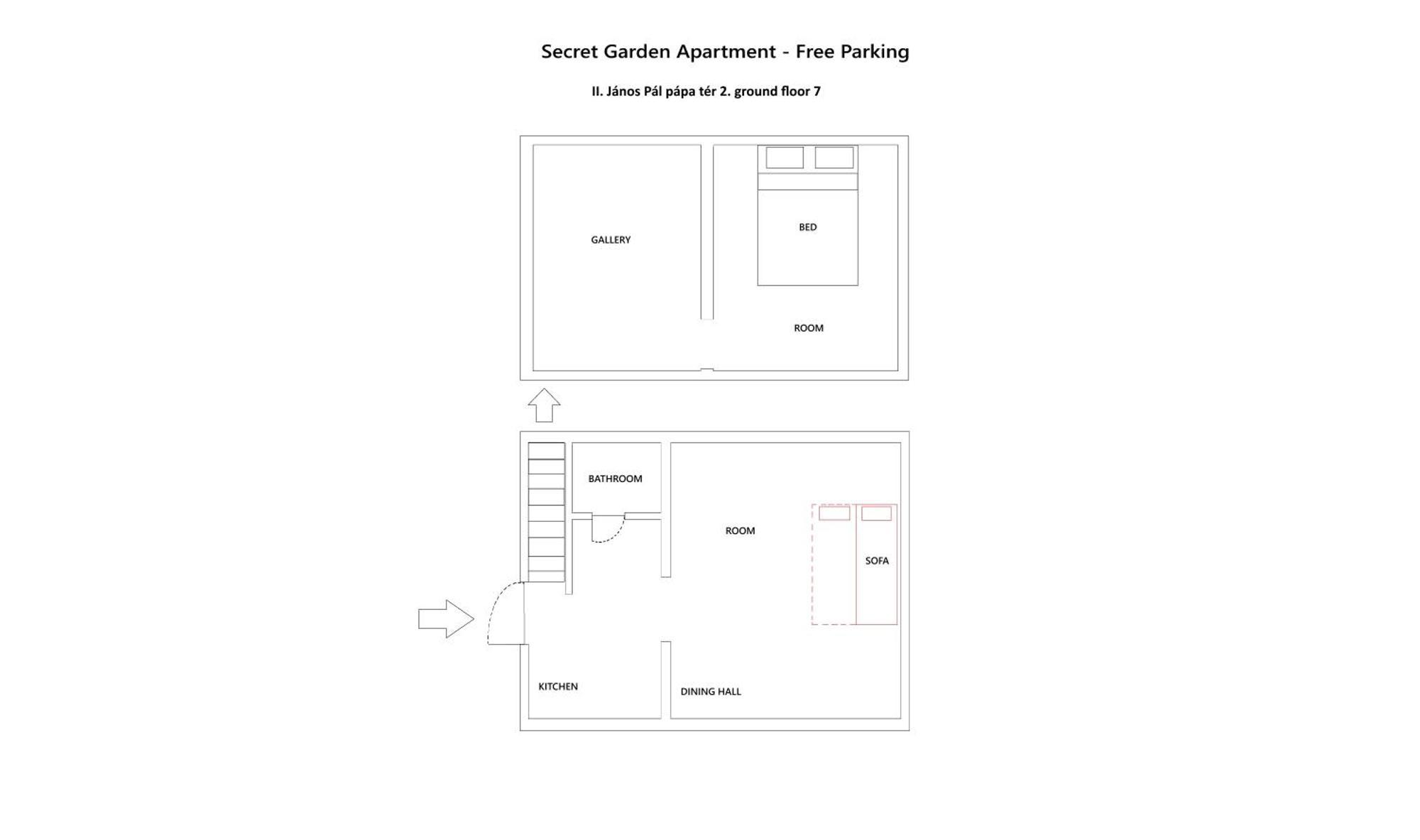 Apartament Secret Garden - Free Parking